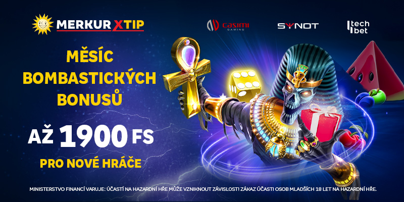 Červenec plný free spinů u MerkurXtip