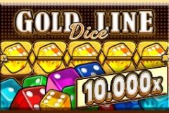 Gold Line Dice