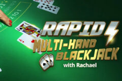 Rapid Multihand Blackjack With Rachael