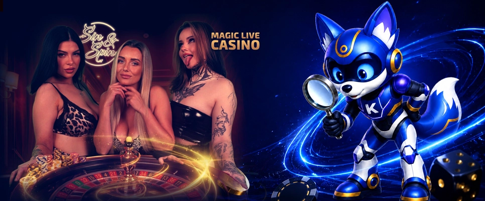 Magic Planet erotická live ruleta Sin & Spin